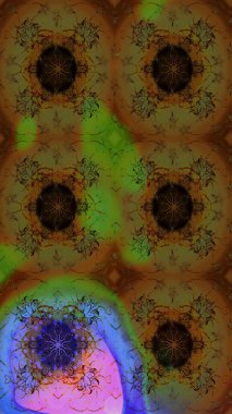 Davetiye ve kartpostal tasarımı için dekoratif çiçek unsurları. Yapraklı çizim şekli. Poster ya da kapak için arka plan. Şirin, zarif çiçekler Raster illüstrasyonu. Tekstil için figür.