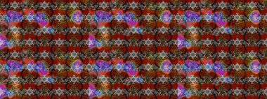 Çiçekli, yapraklı, çiçek desenli eskiz. El çizimi. Raster illüstrasyonu.