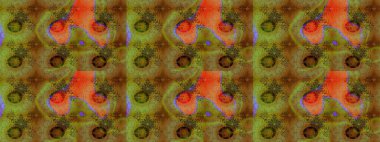 Kahverengi renkli çiçekler. Raster illüstrasyonu. Çizim çiçek deseni duvar kağıdı için kullanılabilir.