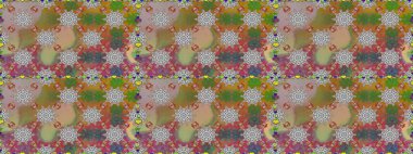 Kusursuz dekoratif arka plan, çiçek mandala. Çiçek. Raster illüstrasyonu. Gri renklerde.