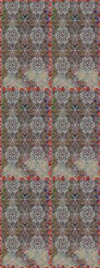 Raster deseni. Çiçekler, suluboya ile dikişsiz çiçek deseni. Küçük çiçek Güzel Çiçek desen.