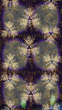 Üzerinde gelincikler ve vadi zambakları olan renkli çiçek desenli nakış deseni. Tekstil tasarımı için gri renkli geleneksel halk çiçekleri buketi.