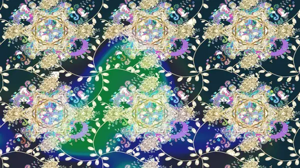 Mavi renkte güzel çiçekli eskiz deseni, suluboya çiçek deseni, duvar kağıdı, kart ya da kumaş için fayanslı. Raster..