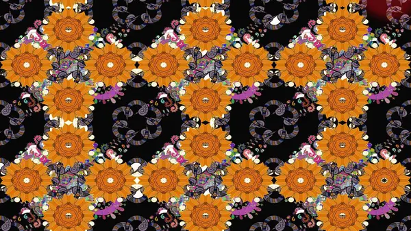 Kullanılabilir Tekstil, tebrik kartı, boyama kitabı, telefon durumda yazdırma için. Etnik Mandala süsleme. Hint çiçek desenli madalyon desen. Raster kına dövme stil.