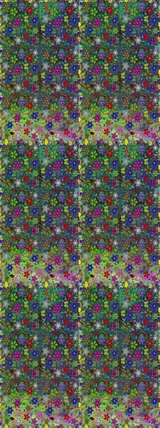 Yumuşak, yaz çiçekli arka plan. Yeşil renkli çiçekler. Raster çiçek desenli ve çiçekli..