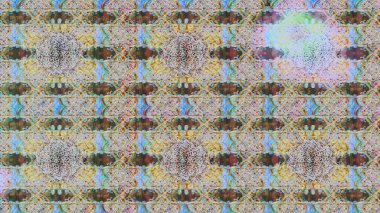 Bahar çiçekleriyle güzel bir çiçek deseni çizmişsin. Güzel kumaş deseni. Raster illüstrasyonu.