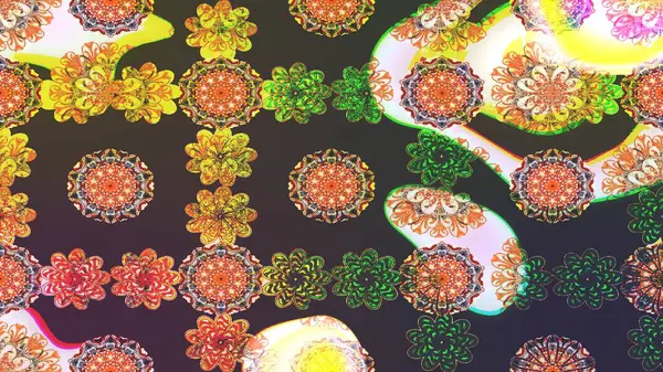 Raster Hip kumaş deseni. Eskiz Vintage Çiçek Deseni.