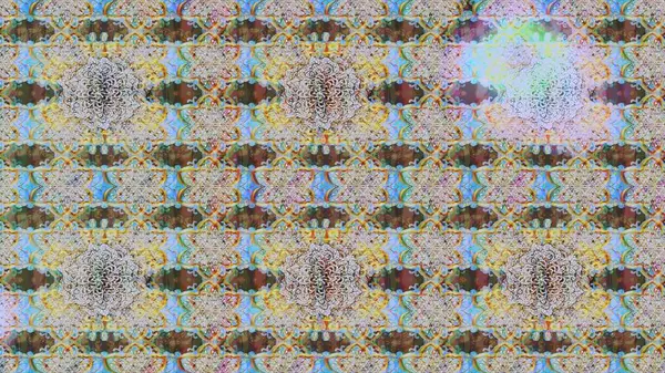 Bahar çiçekleriyle güzel bir çiçek deseni çizmişsin. Güzel kumaş deseni. Raster illüstrasyonu.