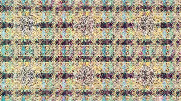 Çiçek buketleriyle klasik bir eskiz şekli. Tarafsız renklerde. Raster illüstrasyonu.