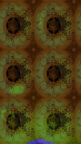 Organik motif arka planı. Raster illüstrasyonu. Ultraviyole kumaş deseni. Çizim deseni.