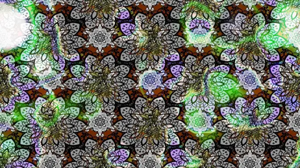 Gri renkli çiçekler. Elle boyanmış suluboya resim çizimi çiçekler ve bitkiler.