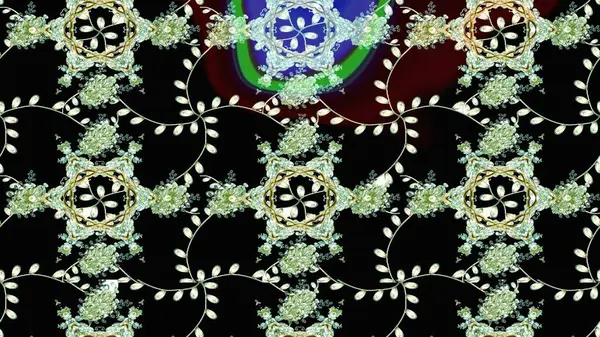 Siyah renkli çiçekler. Raster illüstrasyonunda çiçek deseni çizimi.