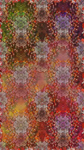 Soyut zarafet, çiçekli arkaplan deseni. Raster Güzel kumaş deseni.