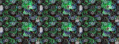 Renkli Bahar Teması eskiz kalıbı. Çocuk stili. Çiçekli eskiz arkaplanı. Düz Çiçek Elementleri Tasarımı.