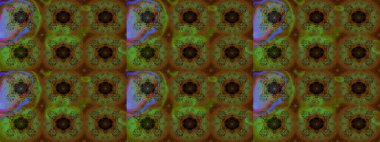 Çiçek arkaplan. Renkli çizim kalıbı. Çiçek duvar kâğıdı. Kahverengi renkli şirin tekstil. Raster illüstrasyonu.