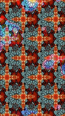 Yumuşak, mavi renkte yaz çiçekleri. Raster illüstrasyonu. Raster çiçek desenli ve çiçekli..