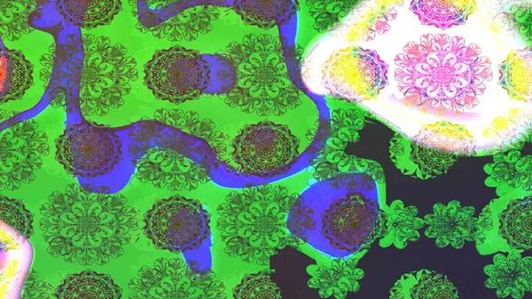 Çiçekli yumuşak bir eskiz şekli. Raster çiçekleri klasik tarzda çizilmiş. Yumuşak, yeşil renkli bahar çiçekleri. Raster illüstrasyonu.