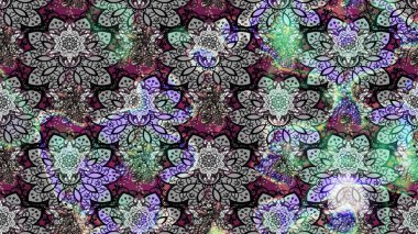 Soyut çiçek çizim kalıbı arka planı. Raster deseni. Raster illüstrasyonu. Küçük çiçekteki sevimli çiçek deseni. Gri renklerde.