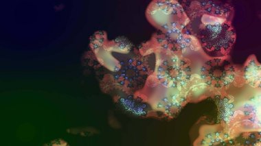 Raster Illustrasyon 'daki Çiçek Deseni' nin son moda çizimi. Düz Çiçek Elementleri Tasarımı. Renkli Yaz Temalı eskiz kalıbı. Gri renkli çiçekler.