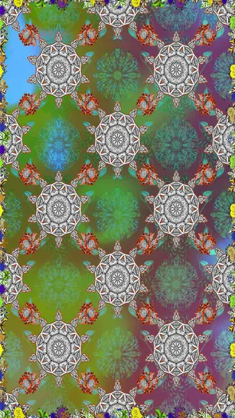 Dekorasyon ve tasarım için güzel bir desen. Moda baskısı. Suluboya desensiz çiçek buketi. Ton halinde. Çiçeğin suluboya çizimlerinin zarif deseni.