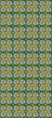 Raster geleneksel, yeşil ve gri renklerde kusursuz desen. Barok tarzında kusursuz bir doğulu süsü..