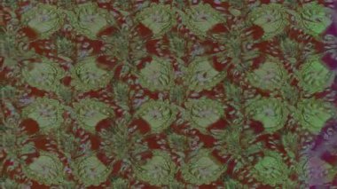 Renkli unsurlarla hareketli arka plan görüntüleri. Çiçekler. Eski model. Bayrak tarzı. Video kaydı. Şablon. Döngü. Kusursuz.. 