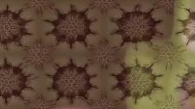 Renkli unsurlarla hareketli arka plan görüntüleri. Çiçekler. Eski model. Bayrak tarzı. Video kaydı. Şablon. Döngü. Kusursuz.. 