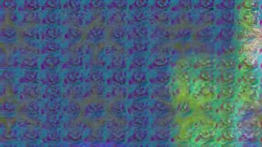 Renkli unsurlarla hareketli arka plan görüntüleri. Çiçekler. Eski model. Bayrak tarzı. Video kaydı. Şablon. Döngü. Kusursuz.. 