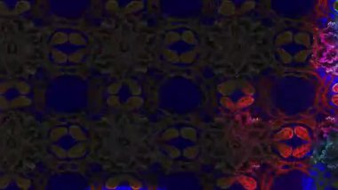 Renkli unsurlarla hareketli arka plan görüntüleri. Çiçekler. Eski model. Bayrak tarzı. Video kaydı. Şablon. Döngü. Kusursuz.. 