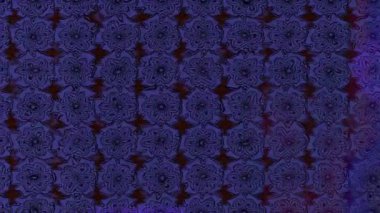 Renkli unsurlarla hareketli arka plan görüntüleri. Çiçekler. Eski model. Bayrak tarzı. Video kaydı. Şablon. Döngü. Kusursuz.. 