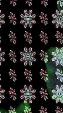 Renkli unsurlarla hareketli arka plan görüntüleri. Çiçekler. Eski model. Bayrak tarzı. Video kaydı. Şablon. Döngü. Kusursuz.. 