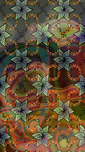 Küçük çiçekte güzel bir desen. Çiçekli yaz çiçekleri. Küçük renkli çiçekler. Motley illüstrasyonu. Moda baskıları için zarif bir şablon. Çizim.