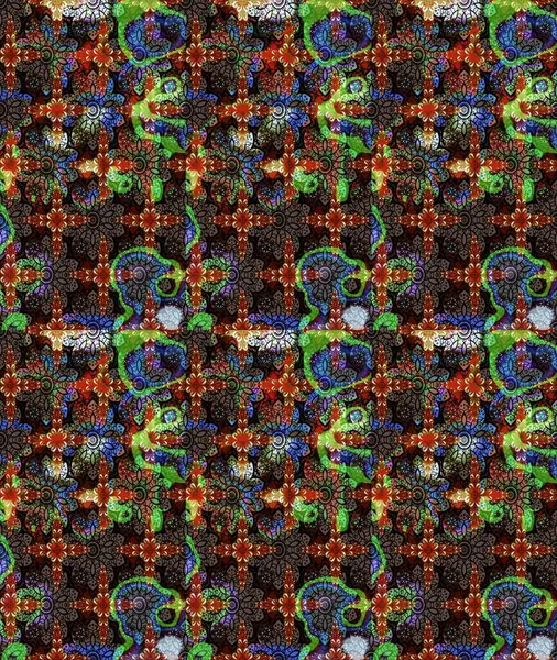 Nazikçe, güzel çiçek arkaplanı. Çiçekli karalama şeklinde Raster çiçek deseni. Kahverengi renkte çiçekler.