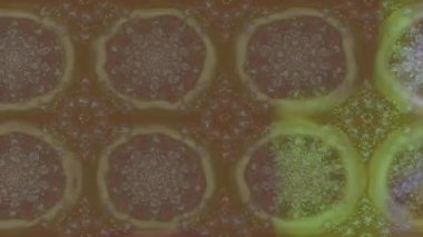 Renkli unsurlarla hareketli arka plan görüntüleri. Çiçekler. Eski model. Bayrak tarzı. Video kaydı. Şablon. Döngü. Kusursuz.. 