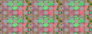 Sevimli çiçek desenli küçük çiçek. Raster resim. Güzel karalamalar çiçekler ile sorunsuz çiçek desenli. Güzel kumaş deseni.