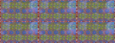 Küçük çiçekteki sevimli çiçek deseni. Raster deseni. Gri renkte yaz çiçekleri. Raster illüstrasyonu.