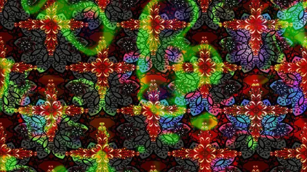 Yumuşak pamuk tasarımı. Klasik çiçek desenli. Yumuşak fayans. Raster 'ın taze dokusu. Paketleme, tekstil, duvar kağıdı için çiçek arkaplanı.