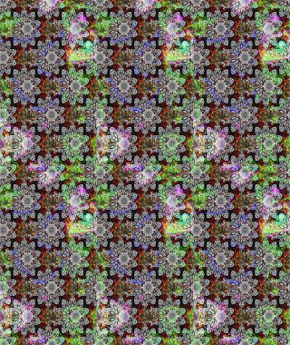 Raster Güzel kumaş deseni. Çiçek arkaplan ile soyut zarafet çizim deseni.