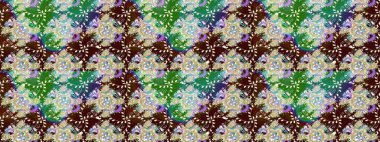 Çiçekler suluboya tarzında kahverengi renkte. Suluboya çizim kalıbı. Çiçek izi.