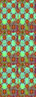 Raster illüstrasyonunda kusursuz çiçek deseni. Güzel kumaş deseni. Renkli Bahar Temalı Kusursuz Arkaplan. Düz Çiçek Elementleri Tasarımı.