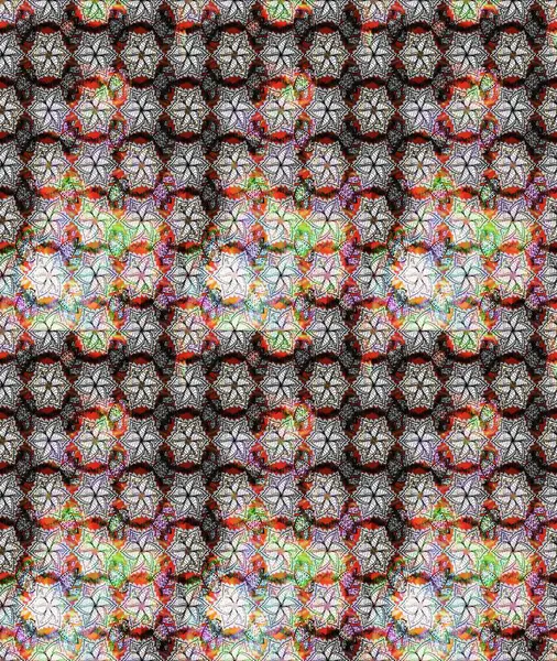 Tomurcukları papatya çiçekleri olan sevimli bir çiçek deseni. Eski usul. Eskiz geçmişi. Miles Fleur, süslü püslü bir süs. Raster illüstrasyonu. Kumaş, tekstil ve duvar kağıdı baskısı için..