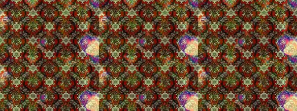 El çizimi çiçek çizimi deseni (fayans). Şirin çiçekli, desenli, kahverengi renkli bir eskiz deseni. Tekstil için suluboya çizim deseni.