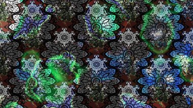 Klasik çiçek tasarımı elementleri. Raster illüstrasyonu. Gri kıvırcık çiçekler gri renkte şekillenir.