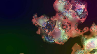 Gri renkli çiçekler. Raster illüstrasyonu. Çizim çiçek deseni duvar kağıdı için kullanılabilir.