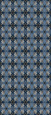 Kusursuz altın desen. Raster altın çiçek süsü brokar kumaş ve cam desenli. Altın elementli mavi, gri ve bej renkler. Çiçek desenli altın metal..