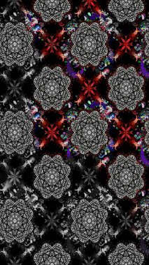 Çiçekli bahar çiçekleri. Küçük çiçekte güzel bir desen. Küçük renkli çiçekler. Moda baskıları için zarif bir şablon. Motley illüstrasyonu.