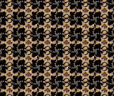 Raster illüstrasyonu. Küçük çiçekteki sevimli çiçek deseni. Çizim.