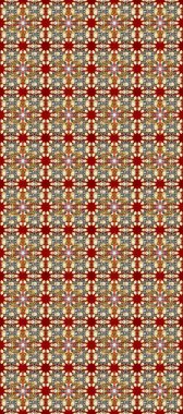 Şam, tasarım için kusursuz desen. Bej, kırmızı ve kahverengi renklerde, altın elementli, pürüzsüz desen.