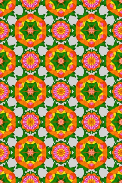 Raster Dikişsiz güzel kumaş desen. Çiçek deseni. Düz çiçek öğeleri tasarım. Bahar Tema Dikişsiz desen arka plan rengi.