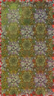 Moda baskıları için zarif bir şablon. Çiçekli bahar çiçekleri. Küçük çiçekte güzel bir desen. Motley illüstrasyonu. Küçük renkli çiçekler..